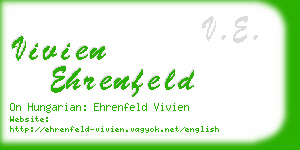 vivien ehrenfeld business card